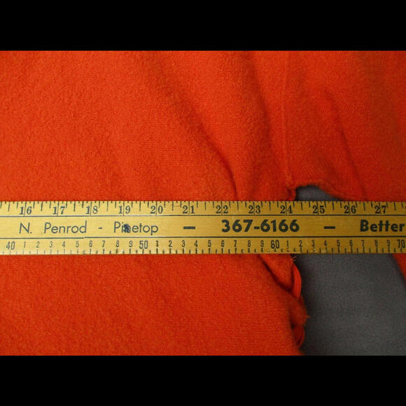 Free People Everlasting Cashmere Oversize Pullover Sweater Size XS/S Orange Ties - Picture 6 of 9